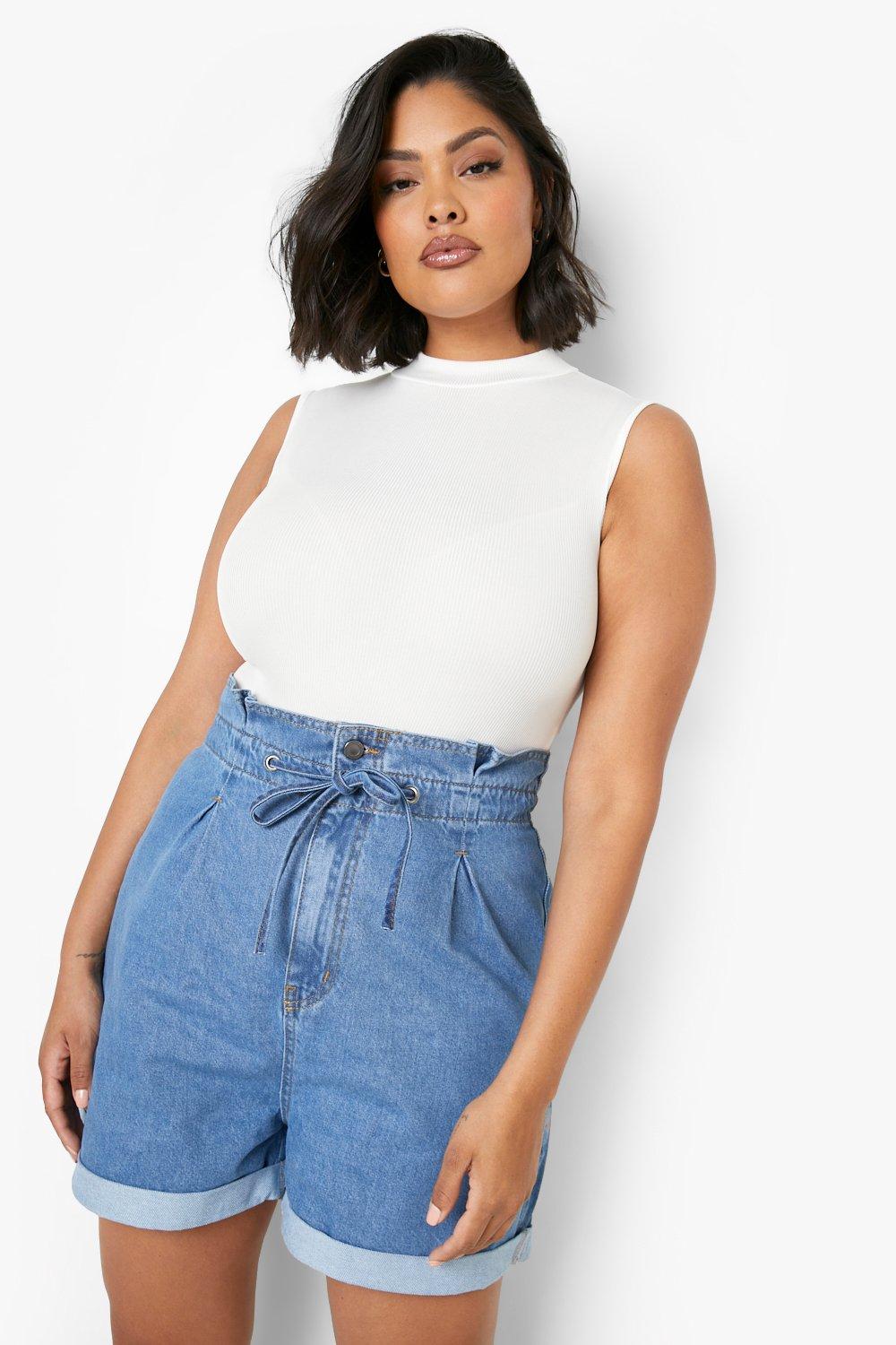 Short grande taille cheap femme pas cher